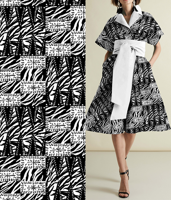 Estampado Monocromático"