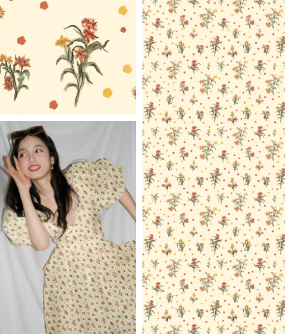 Colección MiHui: Conjunto de Estampados Florales Vol.22