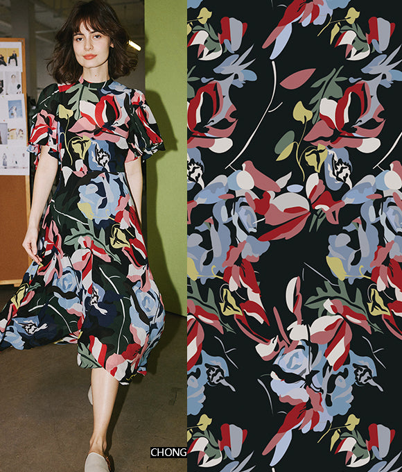 Colección de Patrones Florales Premium Vol.165: "Floración Espléndida"