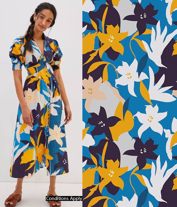 Colección de patrones florales Vol.73