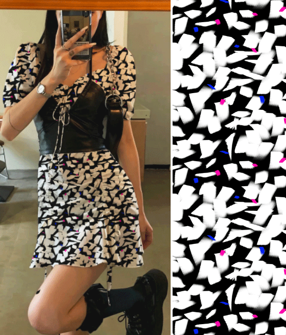 Estampado Monocromático"