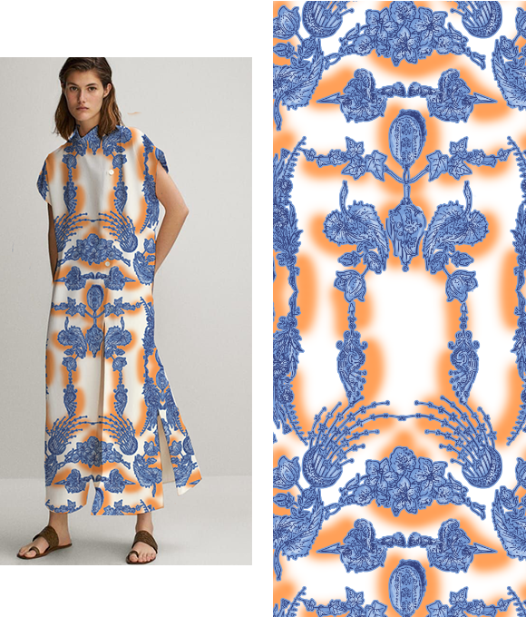 Diseño Original a Mano al Estilo Europeo