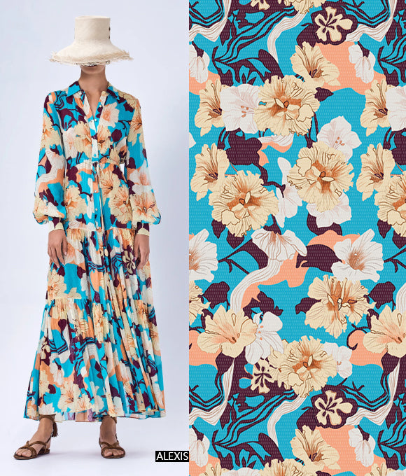 Colección de patrones florales Vol.71