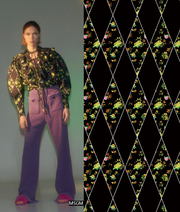 Colección de patrones florales de grandes marcas Vol.78