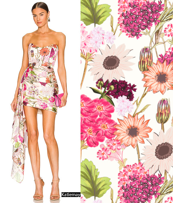 Colección de Patrones Florales Premium Vol.166