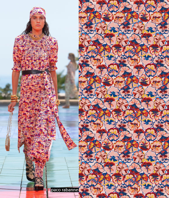 Colección de patrones florales de grandes marcas Vol.78