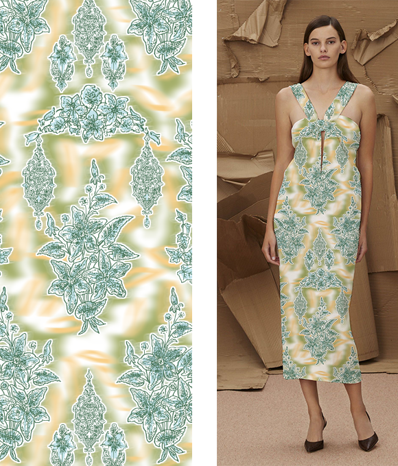 Diseño Original a Mano al Estilo Europeo