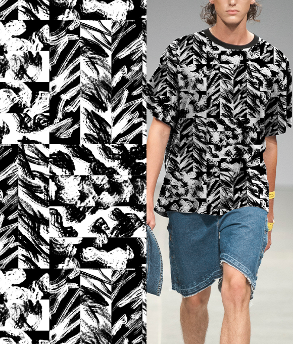 Estampado Monocromático"