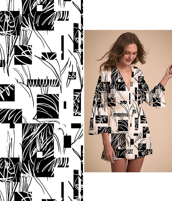 Estampado Monocromático"