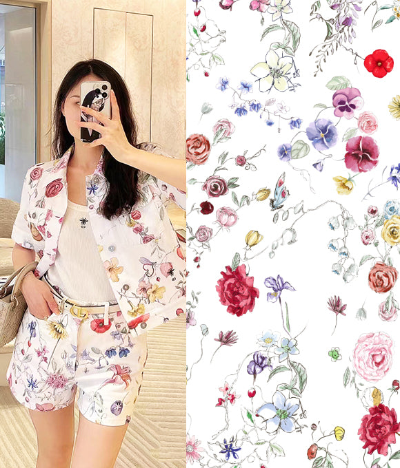 Colección de Grandes Estampados Florales Vol. 178