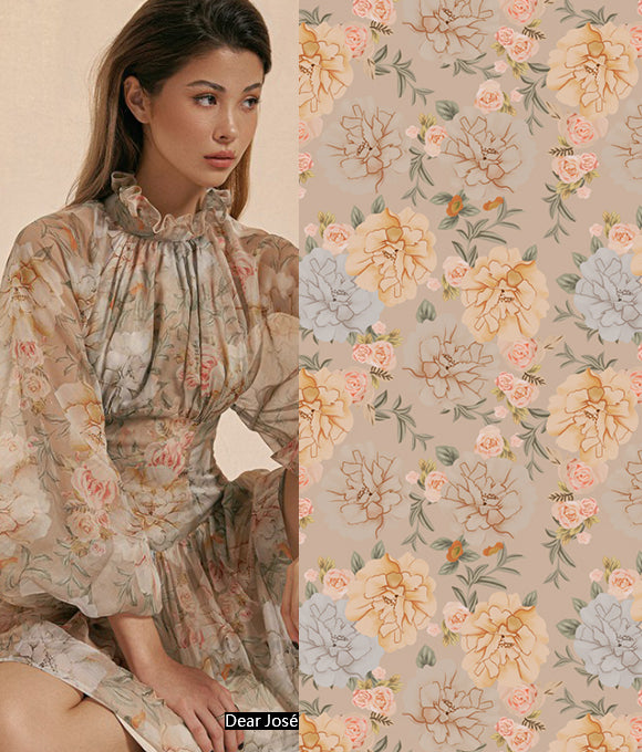 Colección de patrones florales Vol.74