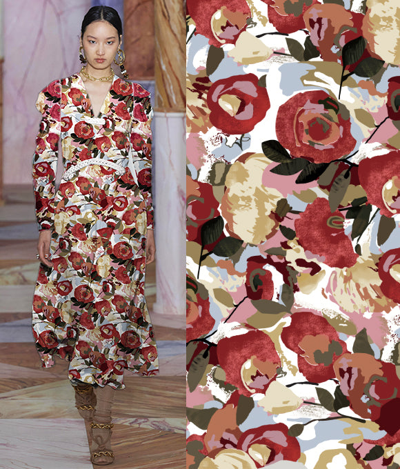 Colección de Grandes Estampados Florales Vol. 180