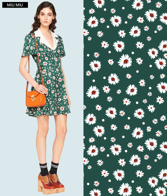 Colección de Grandes Marcas con Pequeños Estampados Florales
