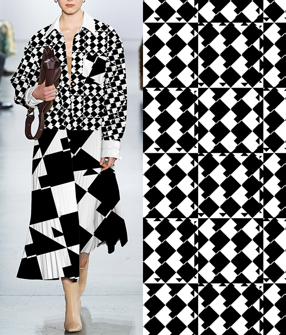 Estampado Monocromático"