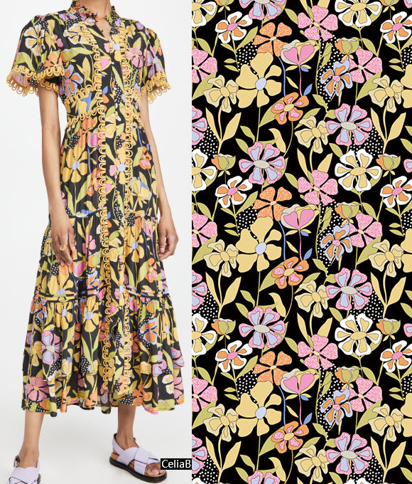 Colección de patrones florales Vol.76