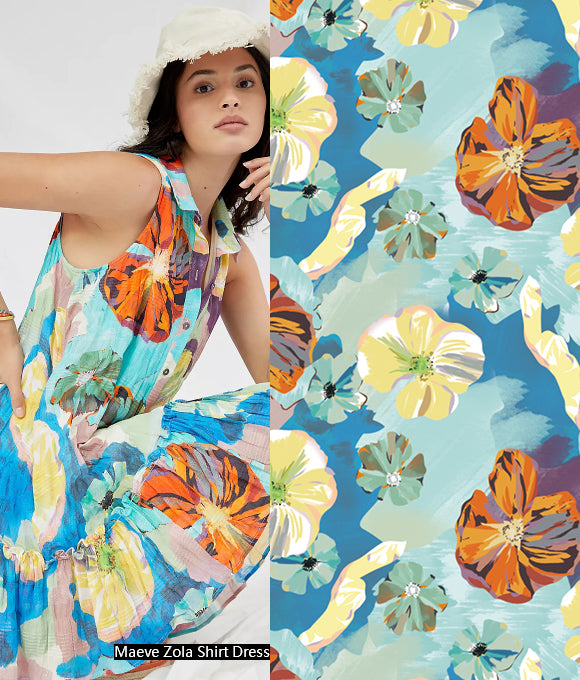 Colección de patrones florales Vol.75